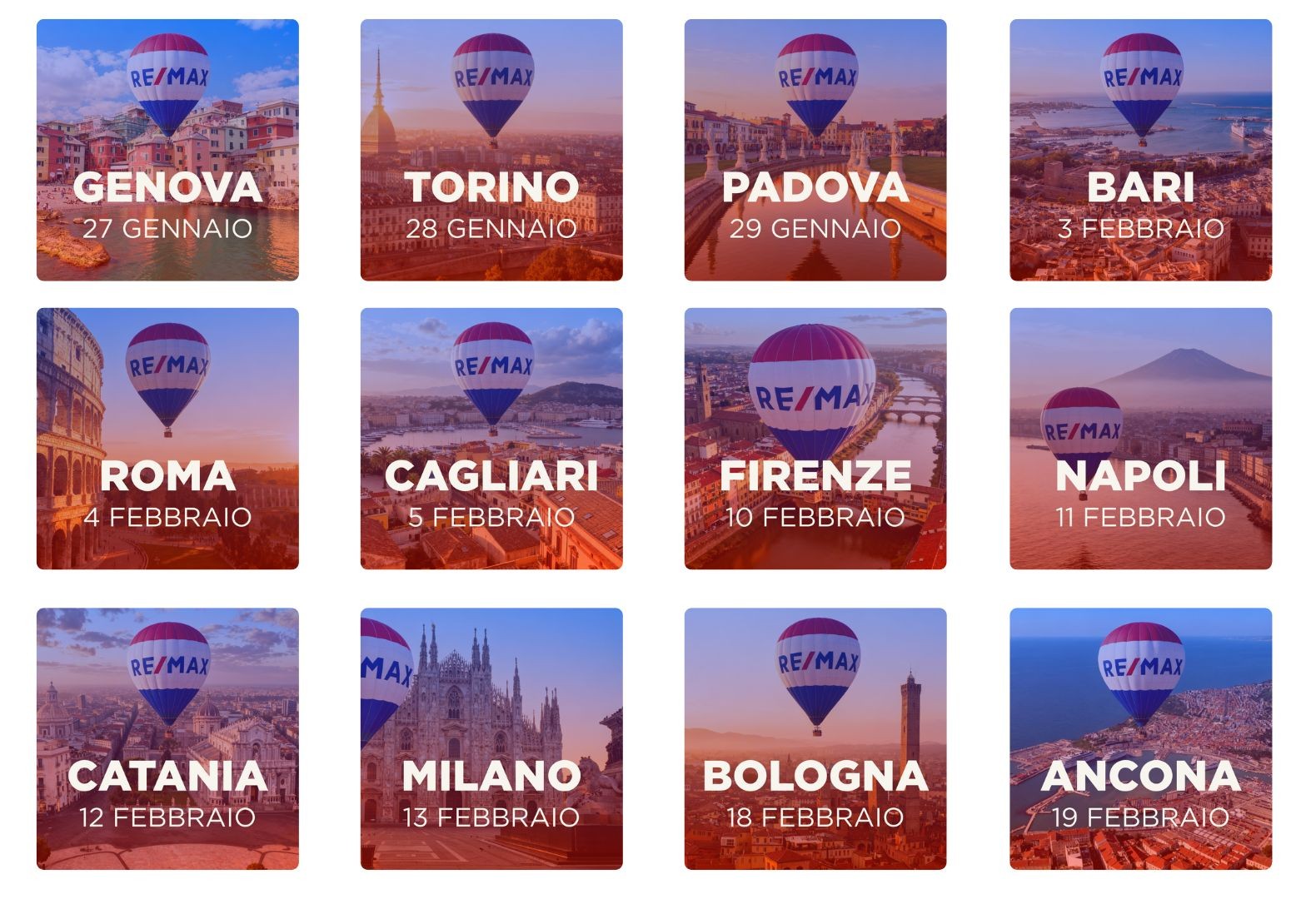 Roadshow nazionale di REMAX Italia e 24MAX